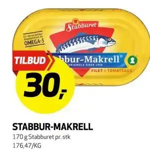 Bunnpris STABBUR-MAKRELL tilbud