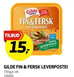 Bunnpris GILDE FIN & FERSK LEVERPOSTEI tilbud