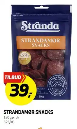 Bunnpris STRANDAMØR SNACKS tilbud