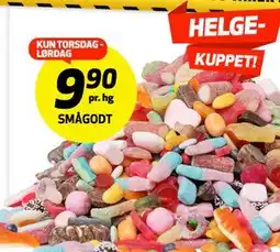 Bunnpris SMÅGODT tilbud