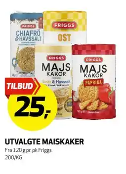 Bunnpris UTVALGTE MAISKAKER tilbud