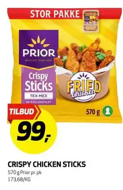 Bunnpris CRISPY CHICKEN STICKS tilbud