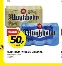 Bunnpris MUNKHOLM FATØL OG ORIGINAL tilbud