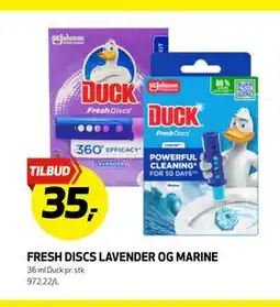 Bunnpris FRESH DISCS LAVENDER OG MARINE tilbud