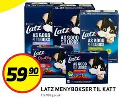 Bunnpris LATZ MENYBOKSER TIL KATT tilbud
