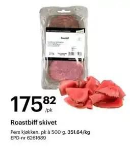 Storcash Roastbiff skivet tilbud