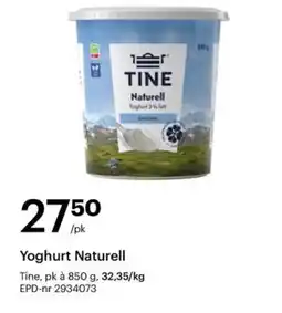 Storcash Tine Naturell Yoghurt tilbud
