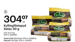 Storcash Kyllingfiletspyd Satay tilbud