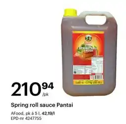 Storcash Spring roll sauce Pantai tilbud