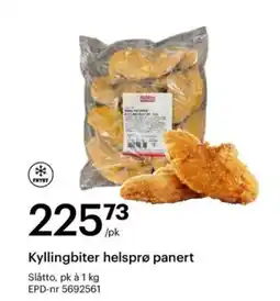 Storcash Kyllingbiter helsprø panert tilbud