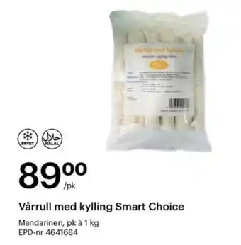 Storcash Vårrull med kylling Smart Choice tilbud