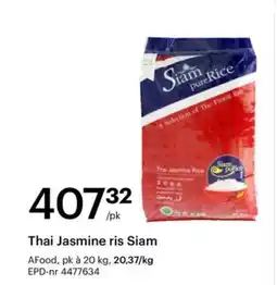 Storcash Thai Jasmine ris Siam tilbud