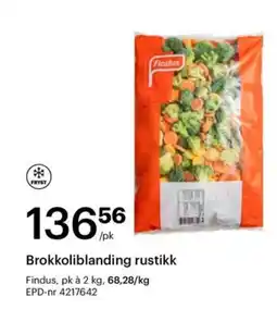 Storcash Findus Brokkoliblanding rustikk tilbud