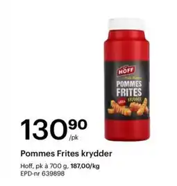 Storcash Hoff Pommes Frites krydder tilbud