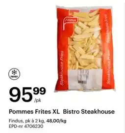 Storcash Findus Pommes Frites XL Bistro Steakhouse tilbud