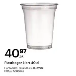 Storcash Plastbeger klart tilbud