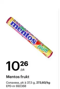 Storcash Mentos frukt tilbud