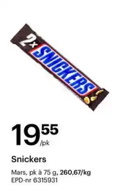 Storcash Snickers tilbud