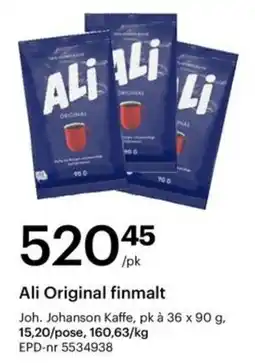 Storcash Ali Original finmalt tilbud