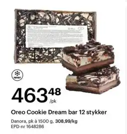 Storcash Oreo Cookie Dream bar 12 stykker tilbud