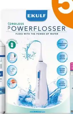 Vitusapotek Ekulf Power flosser tilbud
