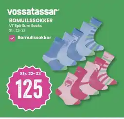 Sport Outlet Vossatassar Bomullssokker tilbud