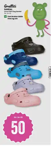 Sport Outlet Graffiti Sandal tilbud