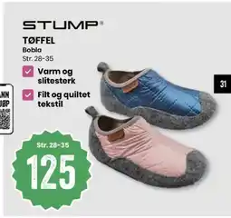 Sport Outlet Tøffel Bobla tilbud