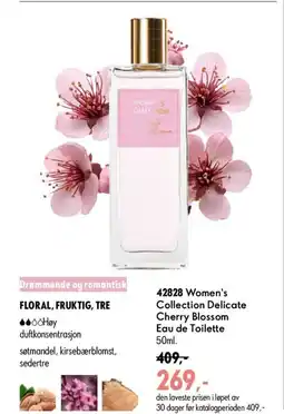 Oriflame Women's Collection Delicate Cherry Blossom Eau de Toilette tilbud