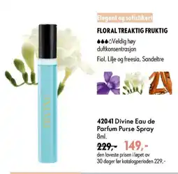 Oriflame Divine Eau de Parfum Purse Spray tilbud