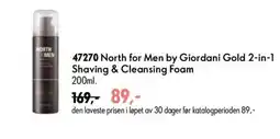 Oriflame North for Men by Giordani Gold 2-in-1 Shaving & Cleansing Foam tilbud
