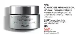 Oriflame Novage+ Multi-Active Anti-Ageing Night Cream Light tilbud
