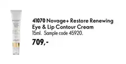 Oriflame Novage+ Restore Renewing Eye & Lip Contour Cream tilbud