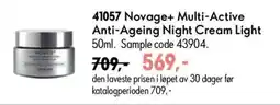 Oriflame Novage+ Multi-Active Anti-Ageing Night Cream Light tilbud