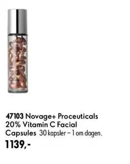 Oriflame Novage+ Proceuticals 20% Vitamin C Facial Capsules tilbud