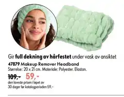 Oriflame Makeup Remover Headband tilbud
