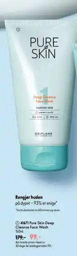 Oriflame Pure Skin Deep Cleanse Face Wash tilbud