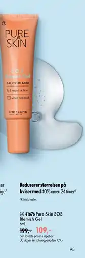 Oriflame Pure Skin SOS Blemish Gel tilbud