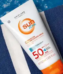 Oriflame Sun Zone UV Protector Face and Exposed Areas SPF 50 High tilbud