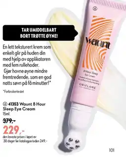 Oriflame Waunt 8 Hour Sleep Eye Cream tilbud