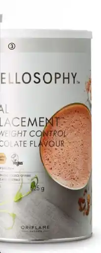 Oriflame Wellosophy Meal Replacement for Weight Control Chocolate Flavour tilbud