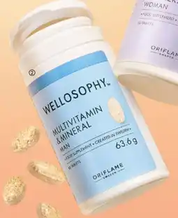 Oriflame Wellosophy Multivitamin & Mineral Man tilbud