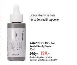 Oriflame DUOLOGI Fall Resist Scalp Tonic tilbud
