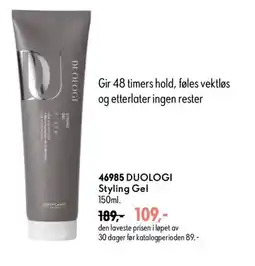 Oriflame DUOLOGI Styling Gel tilbud
