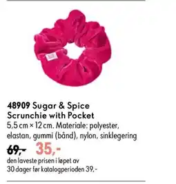 Oriflame Sugar & Spice Scrunchie with Pocket tilbud