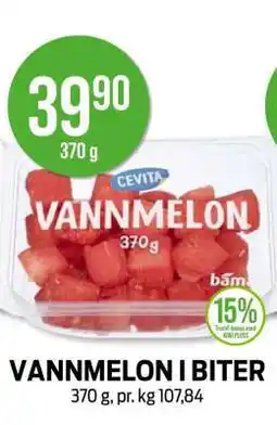 Kiwi VANNMELON I BITER tilbud