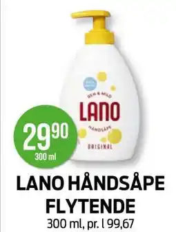 Kiwi LANO HÅNDSÅPE FLYTENDE tilbud