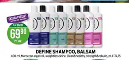 Kiwi DEFINE SHAMPOO, BALSAM tilbud