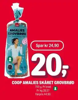 Coop Extra COOP AMALIES SKÅRET GROVBRØD tilbud