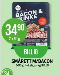 Kiwi SMÅRETT M/BACON tilbud